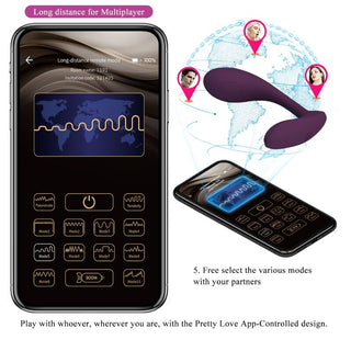 PRETTY LOVE - BAIRD APPLICATION LILA RECHARGEABLE G-SPOT 12 VIBRATIONS