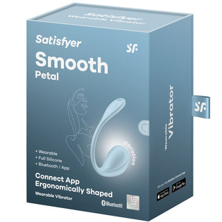 SATISFYER - FREE APP SMOOTH PETAL G-SPOT STIMULATOR SKY BLUE