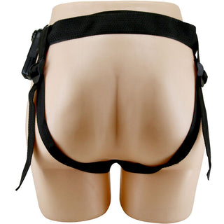 PRETTY LOVE - STARKS SLIP MULTI-SPEED VIBRANT DILDO HARNESS 17.5 CM LIGHT BROWN