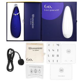 WOMANIZER - PREMIUM 2 BLUEBERRY CLITORAL STIMULATOR