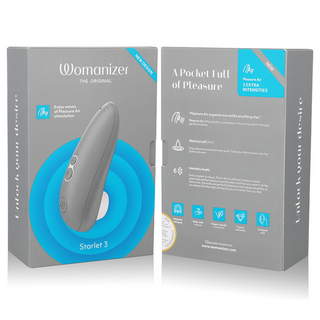WOMANIZER - STARLET 3 GRAY CLITORAL STIMULATOR