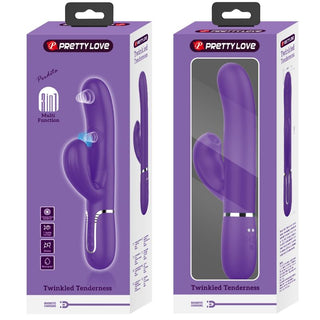 PRETTY LOVE - PERLITA 3 IN 1 MULTIFUNCTION G-SPOT VIBRATOR PURPLE