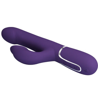 PRETTY LOVE - ZALIN BEADS VIBRATOR RABBIT 4 IN 1 PURPLE