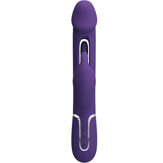 PRETTY LOVE - KAMPAS RABBIT 3 IN 1 MULTIFUNCTION VIBRATOR WITH PURPLE TONGUE