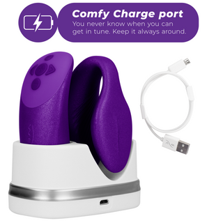 WE-VIBE - CHORUS VIBRATOR FOR COUPLES WITH SQUEEZE CONTROL LILAC