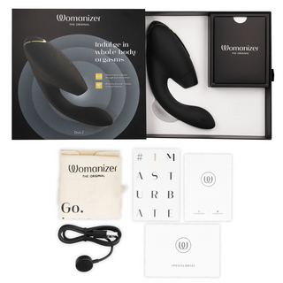 WOMANIZER - STIMULATOR DUO 2 BLACK