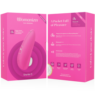 WOMANIZER - STARLET 3 PINK CLITORAL STIMULATOR