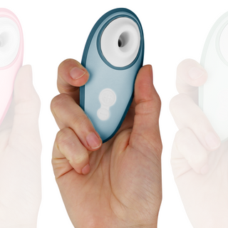 WOMANIZER - LIBERTY 2 CLITORIS STIMULATOR &amp; SUCTION CUP LIGHT GREEN