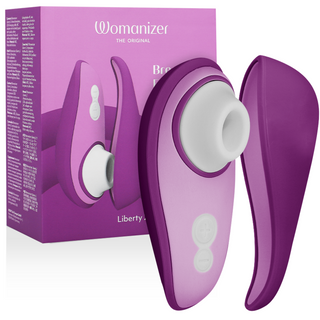WOMANIZER - LIBERTY 2 CLITORIS STIMULATOR &amp; SUCTION CUP LIGHT GREEN