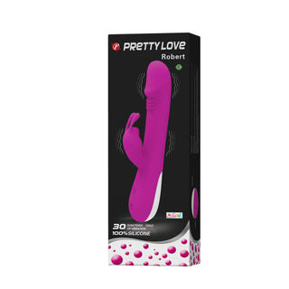 PRETTY LOVE - FLIRTATION VIBRATOR ROBERT WITH CLITORIS STIMULATOR