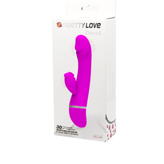 PRETTY LOVE - FLIRTATION VIBRATEUR AVEC LAPIN DAVID