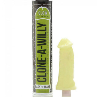 CLONE A WILLY - GREEN LUMINESCENT PENIS CLONE WITH VIBRATOR