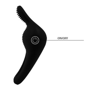 PRETTY LOVE - THIMBLE RING VIBRATOR BLACK
