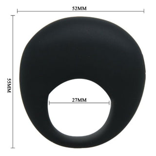 PRETTY LOVE - BLACK TRAP VIBRATOR RING