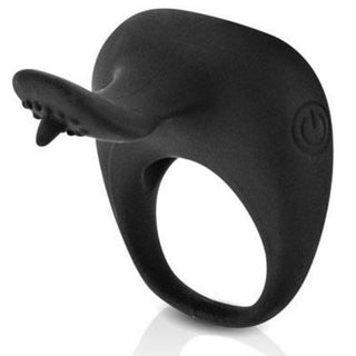 PRETTY LOVE - THIMBLE RING VIBRATOR BLACK