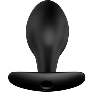 PRETTY LOVE - SILICONE ANCHOR SHAPE ANAL PLUG 12 VIBRATION MODES BLACK