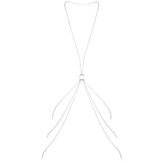 BIJOUX - MAGNIFIQUE CHAÎNES MÉTALLIQUES POUR LE CORPS 8 ARGENT