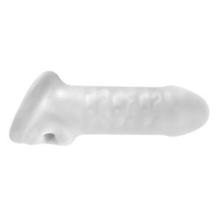 PERFECT FIT BRAND - PENIS EXTENSION SLIM SHEATH FAT BOY TRANSPARENT 15 CM