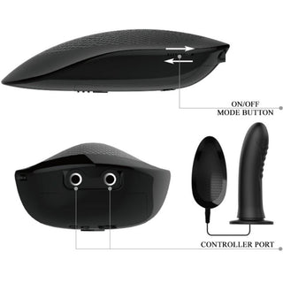PRETTY LOVE - MYRON WITH VIBRATION AND HOLLOW DILDO