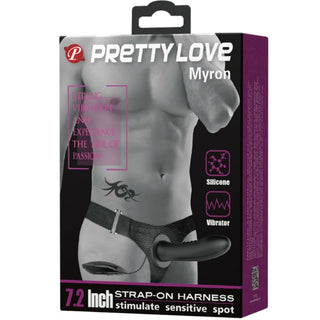 PRETTY LOVE - MYRON WITH VIBRATION AND HOLLOW DILDO