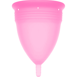 STERCUP - COUPE MENSTRUELLE EN SILICONE FDA ROSE - TAILLE S