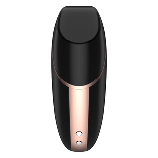 SATISFYER - STIMULATEUR ET VIBRATEUR AIR LOVE TRIANGLE NOIR