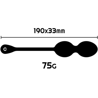 RITHUAL - RECHARGEABLE VIBRATING KEGEL BALLS NISHA ORCHID
