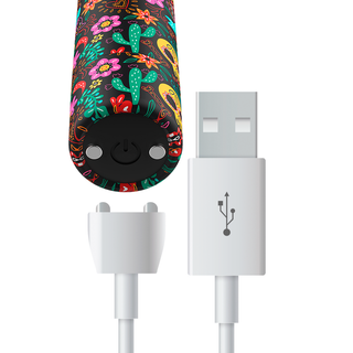 CUSTOM BULLETS - RECHARGEABLE FLORAL CUSTOM BULLETS 10 INTENSITIES