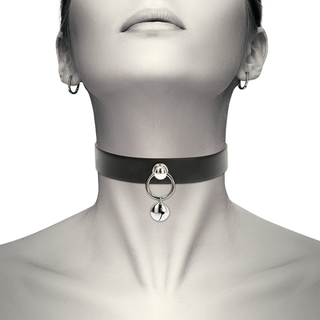 COQUETTE CHIC DESIRE - COLLIER CUIR VEGAN FEMME ACCESSOIRE HOCHET/CERCEAU