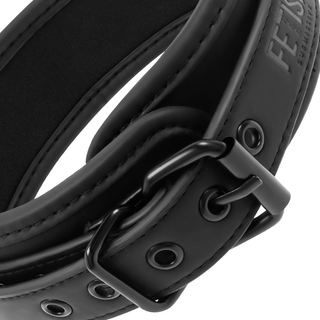 FETISH SUBMISSIVE - CHAIN ​​COLLAR WITH NOPRENE LINING
