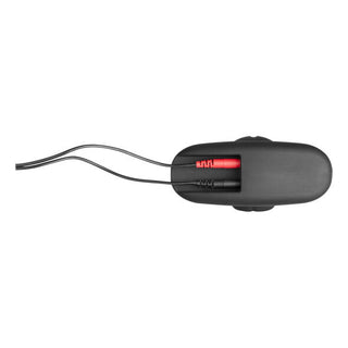 ELECTRASTIM - BLACK SILICONE ROCKER BUTTT PLUG MEDIUM