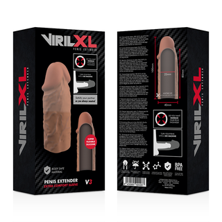 VIRILXL - BROWN LIQUID SILICONE PENIS EXTENSION V3