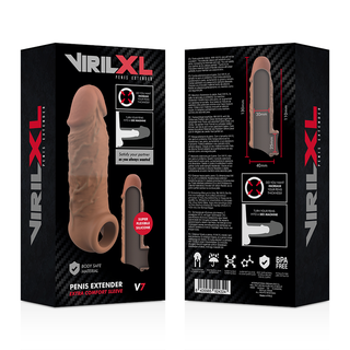 VIRILXL - LIQUID SILICONE PENIS EXTENSION V7 BROWN