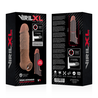 VIRILXL - BROWN LIQUID SILICONE PENIS EXTENSION V9